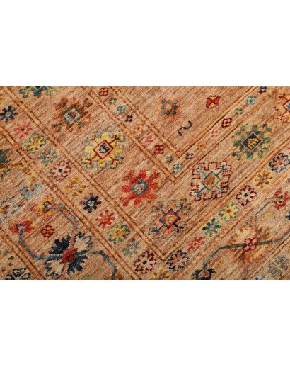 Tappeto Kazak Fine Pakistan arancione marrone 149x211