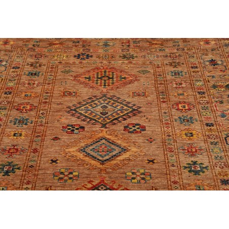 Tappeto Kazak Fine Pakistan arancione marrone 149x211