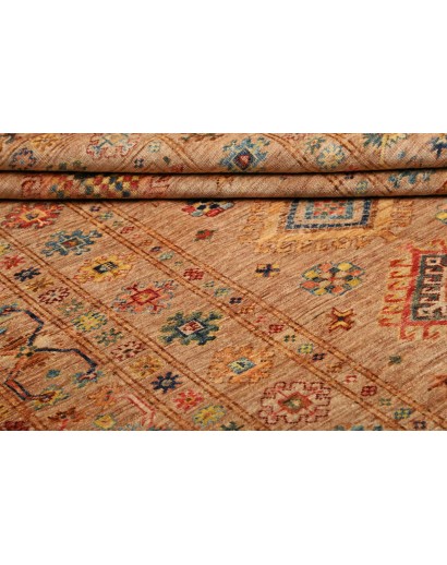 Tappeto Kazak Fine Pakistan arancione marrone 149x211