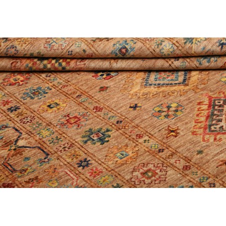 Tappeto Kazak Fine Pakistan arancione marrone 149x211