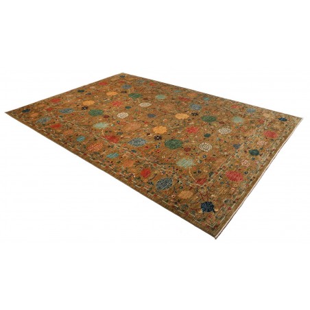 Tappeto Shahi Fine Pakistan marrone giallo 207x302
