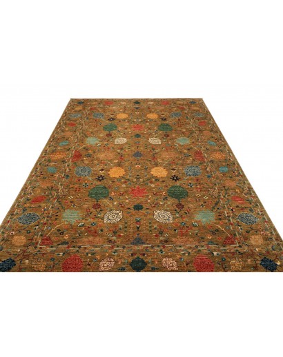 Tappeto Shahi Fine Pakistan marrone giallo 207x302