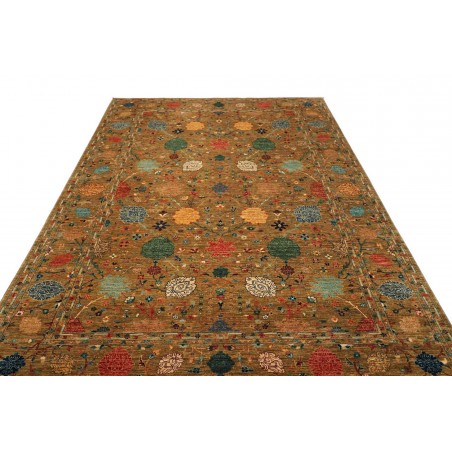 Tappeto Shahi Fine Pakistan marrone giallo 207x302