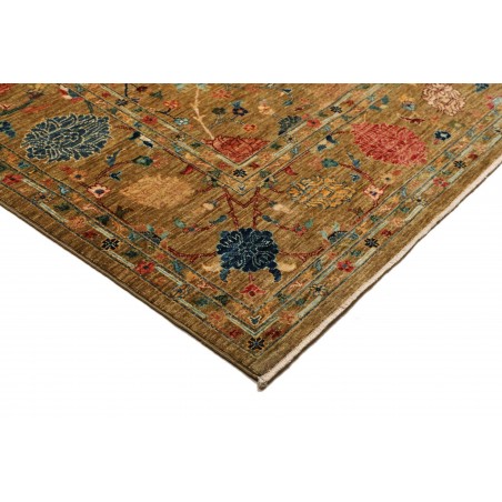 Tappeto Shahi Fine Pakistan marrone giallo 207x302