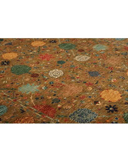 Tappeto Shahi Fine Pakistan marrone giallo 207x302