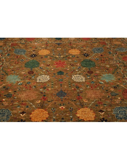 Tappeto Shahi Fine Pakistan marrone giallo 207x302