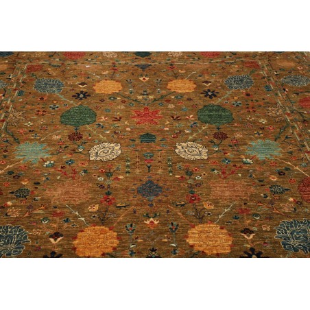 Tappeto Shahi Fine Pakistan marrone giallo 207x302