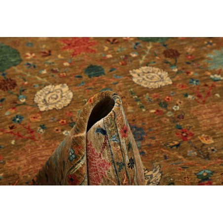 Tappeto Shahi Fine Pakistan marrone giallo 207x302