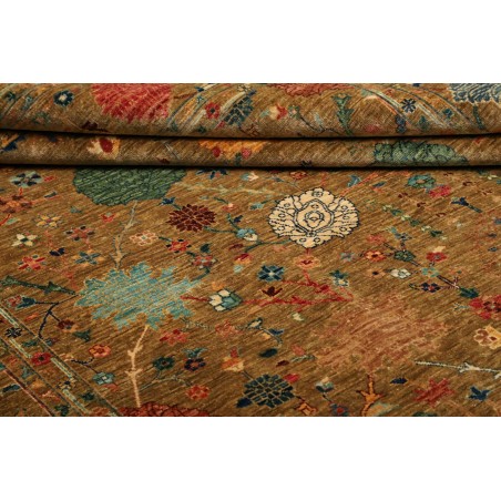 Tappeto Shahi Fine Pakistan marrone giallo 207x302