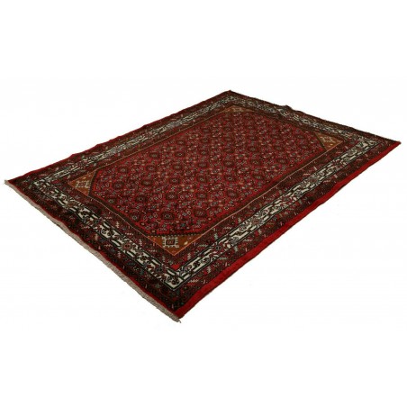 Tappeto Hamadan Persia marrone beige 150x198