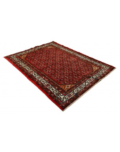 Tappeto Hamadan Persia marrone beige 150x198