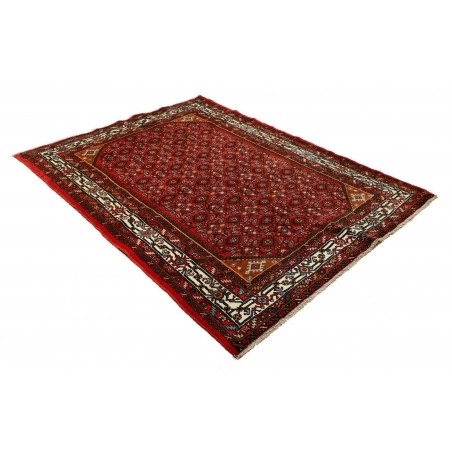 Tappeto Hamadan Persia marrone beige 150x198