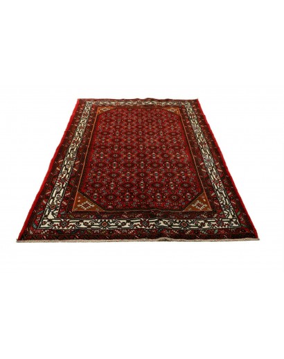 Tappeto Hamadan Persia marrone beige 150x198