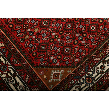 Tappeto Hamadan Persia marrone beige 150x198