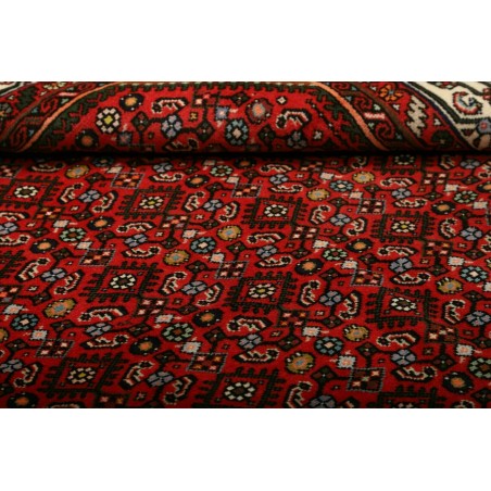 Tappeto Hamadan Persia marrone beige 150x198