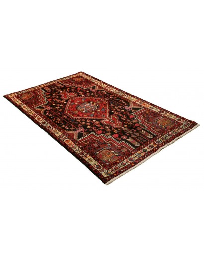 Tappeto Hamadan Persia marrone blu 120x193