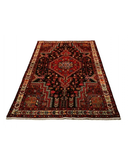 Tappeto Hamadan Persia marrone blu 120x193