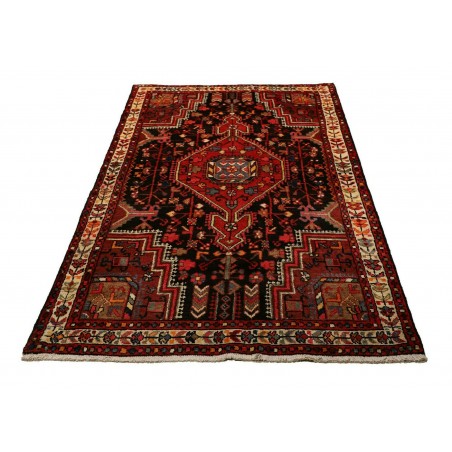 Tappeto Hamadan Persia marrone blu 120x193