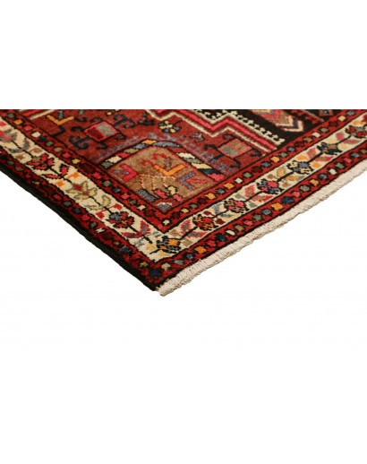 Tappeto Hamadan Persia marrone blu 120x193