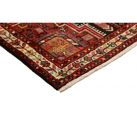 Tappeto Hamadan Persia marrone blu 120x193