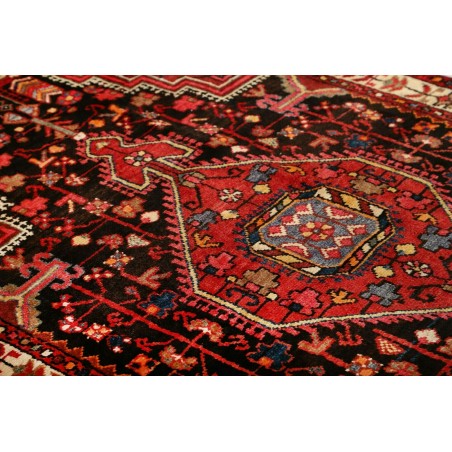 Tappeto Hamadan Persia marrone blu 120x193