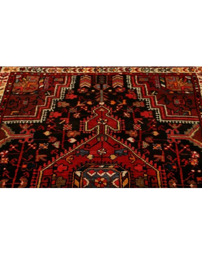 Tappeto Hamadan Persia marrone blu 120x193