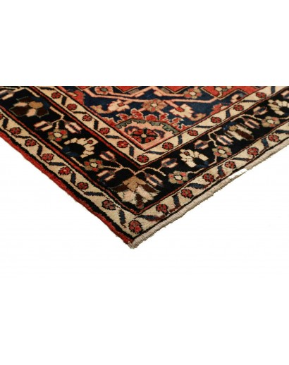 Tappeto Hamadan Persia marrone giallo 132x195