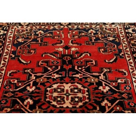 Tappeto Hamadan Persia marrone giallo 132x195