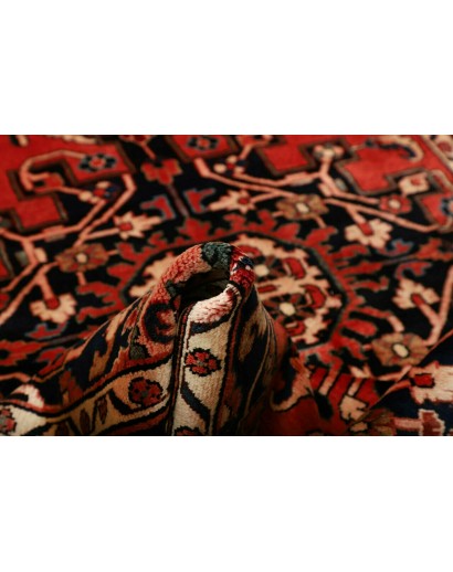Tappeto Hamadan Persia marrone giallo 132x195