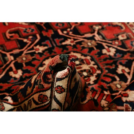 Tappeto Hamadan Persia marrone giallo 132x195