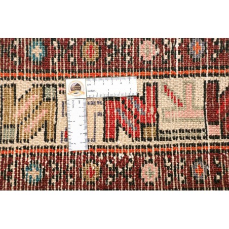Tappeto Hamadan Persia marrone giallo 132x195