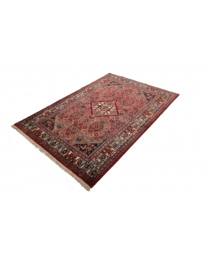 Tappeto Hamadan Persia marrone arancione 130x190