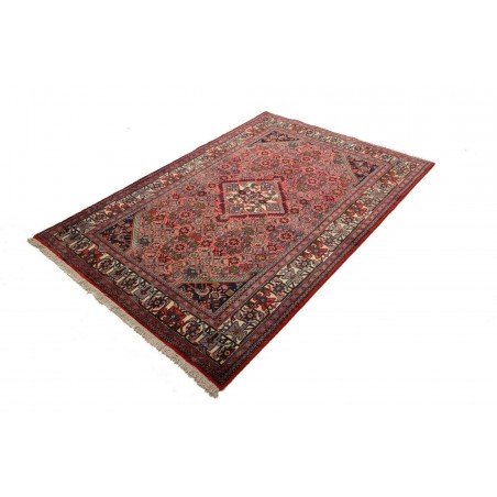 Tappeto Hamadan Persia marrone arancione 130x190