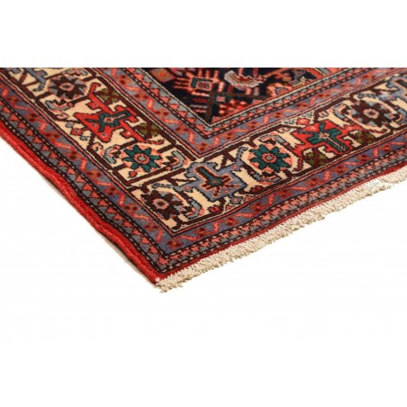 Tappeto Hamadan Persia marrone arancione 130x190