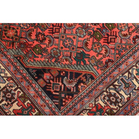 Tappeto Hamadan Persia marrone arancione 130x190