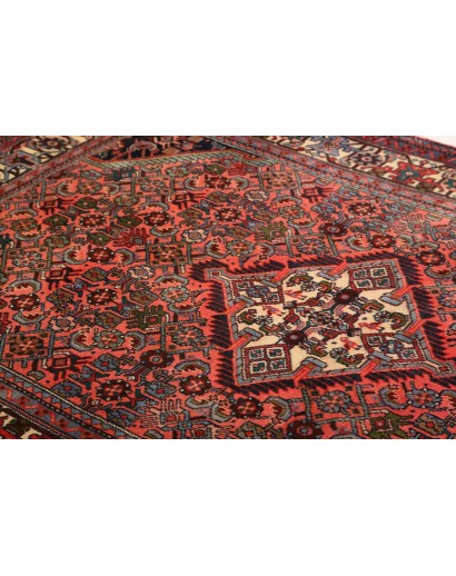 Tappeto Hamadan Persia marrone arancione 130x190