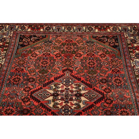 Tappeto Hamadan Persia marrone arancione 130x190