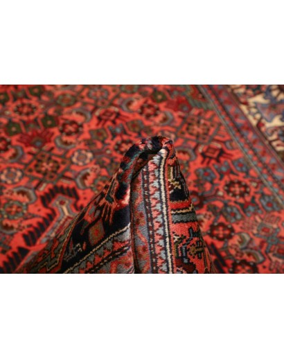 Tappeto Hamadan Persia marrone arancione 130x190