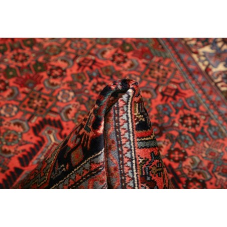 Tappeto Hamadan Persia marrone arancione 130x190