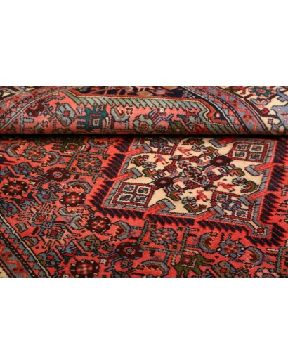 Tappeto Hamadan Persia marrone arancione 130x190