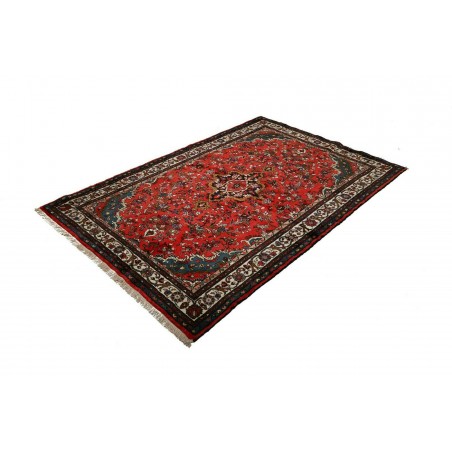 Tappeto Hamadan Persia grigio marrone 128x195