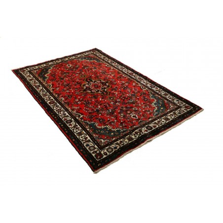 Tappeto Hamadan Persia grigio marrone 128x195