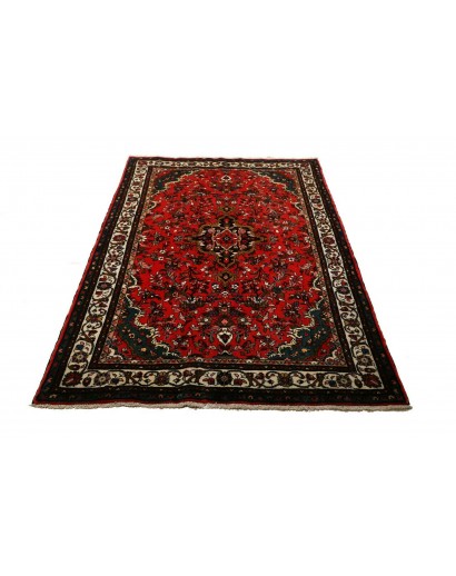 Tappeto Hamadan Persia grigio marrone 128x195