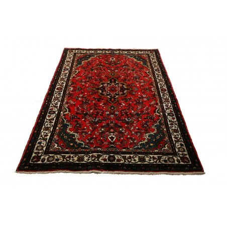 Tappeto Hamadan Persia grigio marrone 128x195