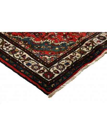 Tappeto Hamadan Persia grigio marrone 128x195