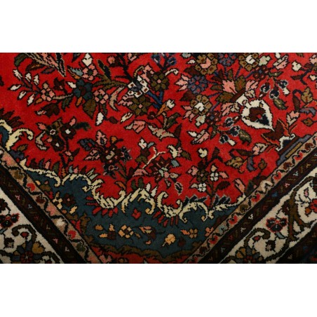 Tappeto Hamadan Persia grigio marrone 128x195