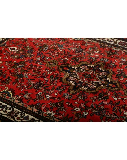 Tappeto Hamadan Persia grigio marrone 128x195