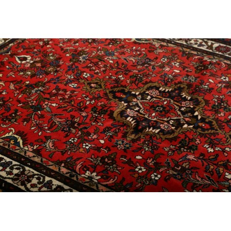 Tappeto Hamadan Persia grigio marrone 128x195