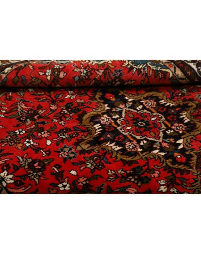 Tappeto Hamadan Persia grigio marrone 128x195