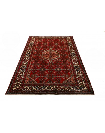 Tappeto Hamadan Persia marrone 136x207